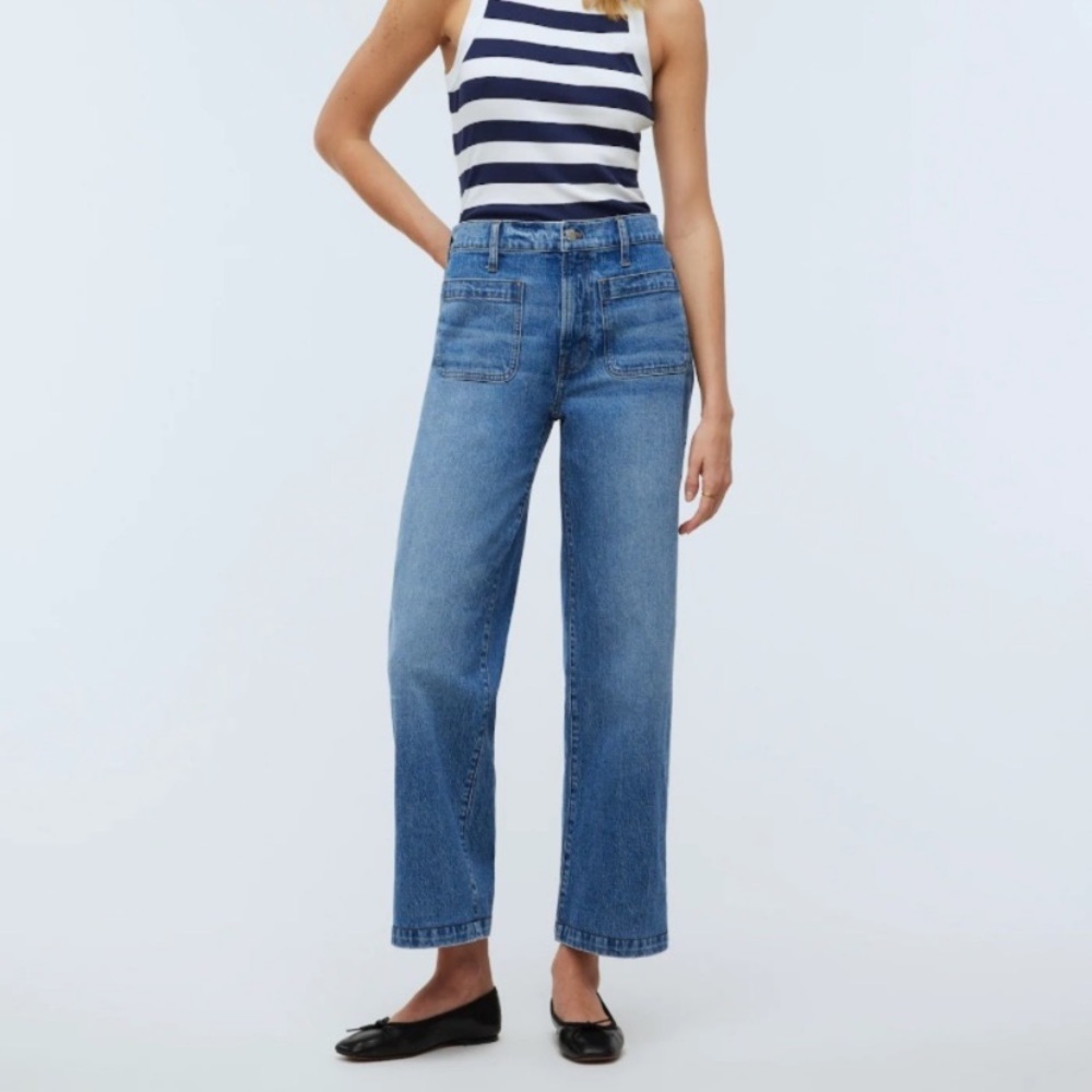 Madewell emmet wide leg jean